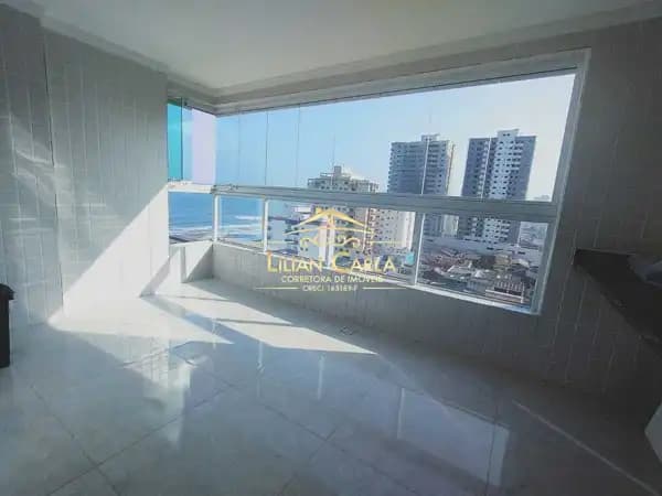 Apartamento à venda em Mongaguá Vista mar com 2 dorm, 1 suíte por apenas R$ 550 mil!