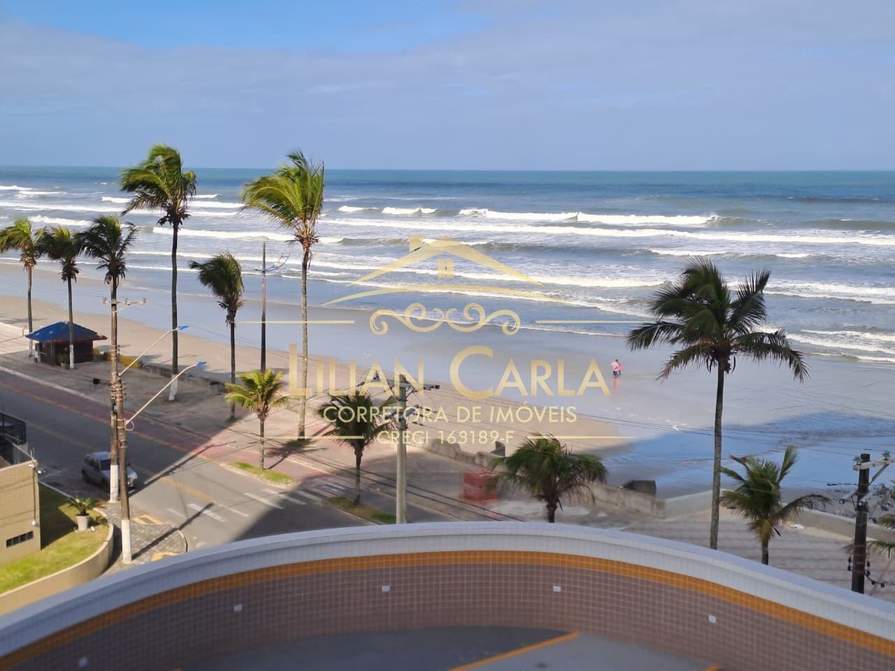 Apartamento à venda frente mar em Mongaguá com 3 dorm, 1 suíte e Varanda por R$ 580 mil
