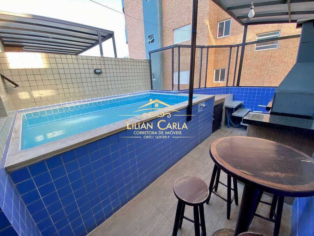 Cobertura à Venda no Centro da Praia de Mongaguá com Piscina Privativa e Vista mar por R$ 435 mil