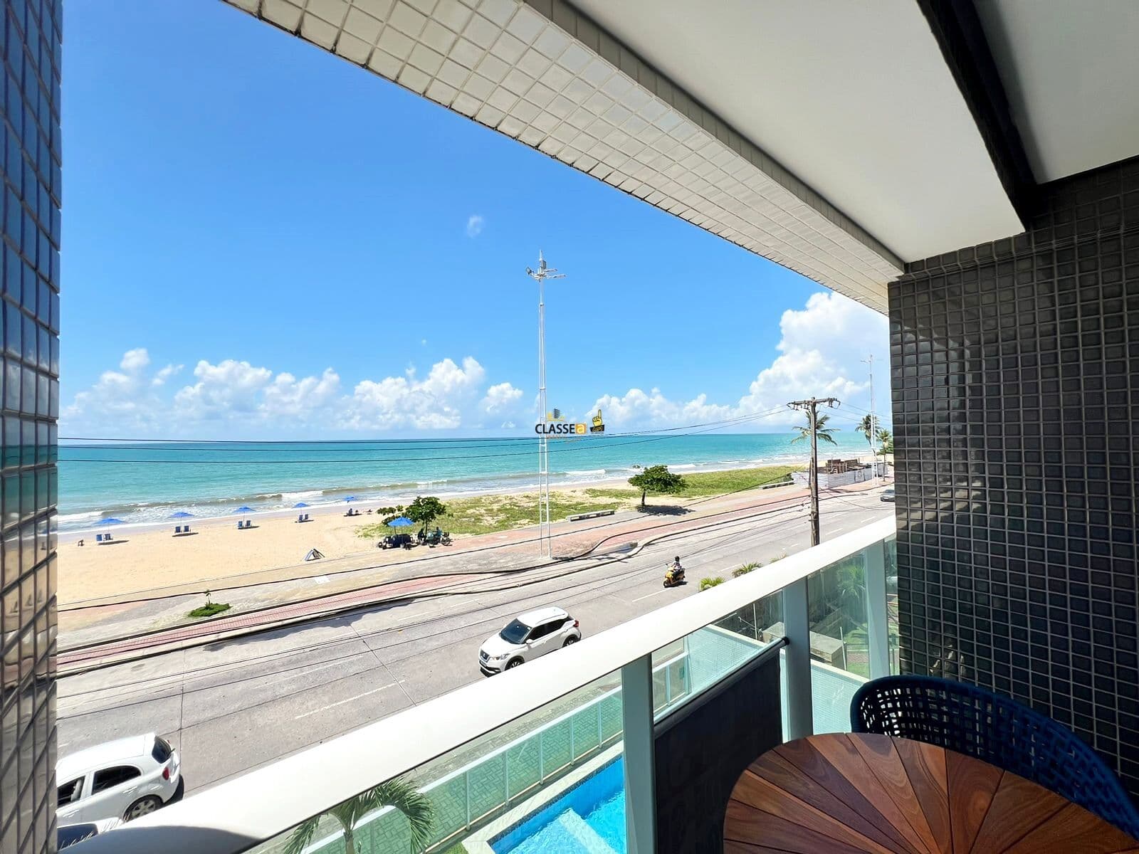 Apartamento Beira Mar Nascente e Mobiliado em Boa Viagem | Rio Beira Mar