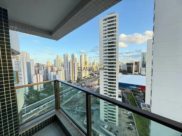 Apartamento 2 Quartos com Varanda em Boa Viagem