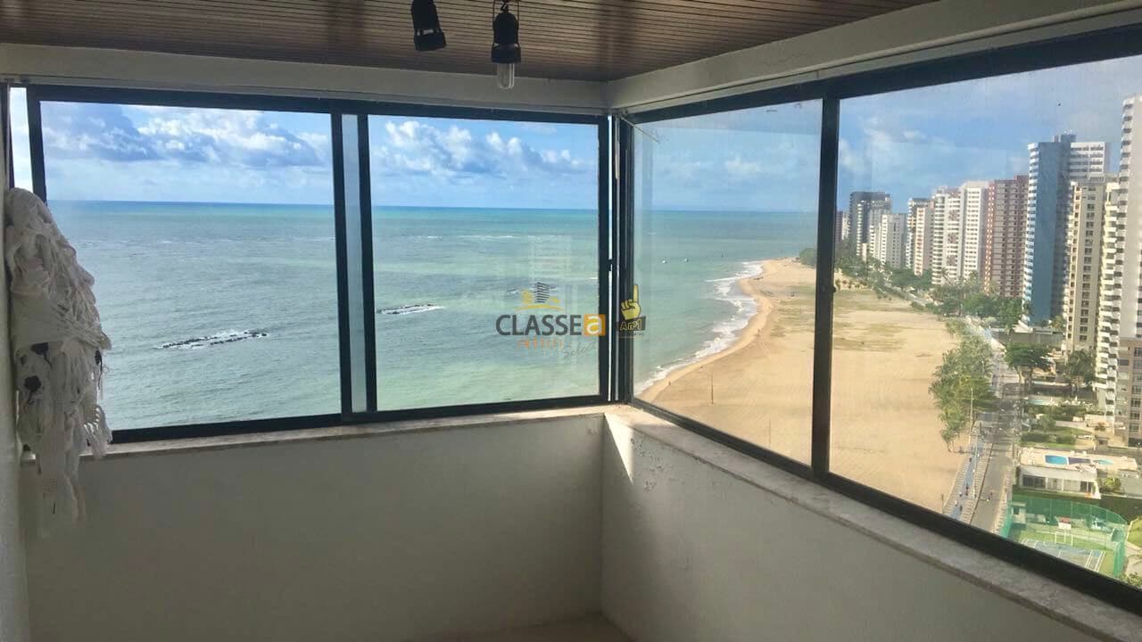 Apartamento Beira Mar Andar Alto 4 Quartos e Mobiliado em Piedade
