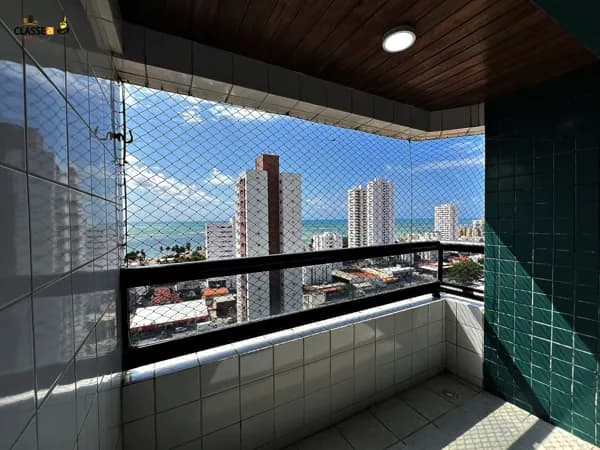 Apartamento com Vista Mar Nascente Andar Alto 3 Quartos 2 Vagas em Candeias