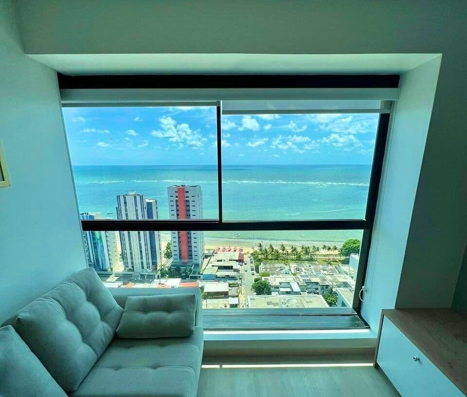 Apartamento Vista Mar e Mobiliado 1 Quarto em Candeias