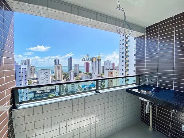 Apartamento novo 2 Quartos com Varanda Gourmet em Candeias