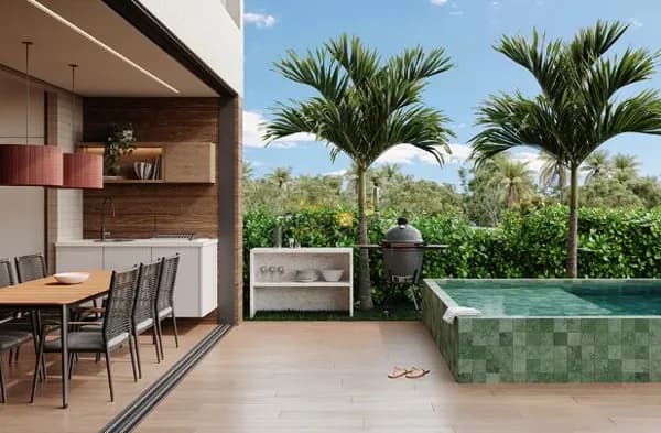 Apartamento Jardim com Piscina Privativa na Reserva do Paiva | Evoke