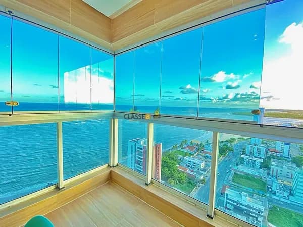 Apartamento Vista Mar Andar Alto e Semi Mobiliado em Candeias | Cyro Vidal