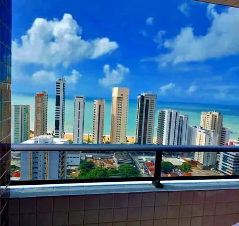 Apartamento Andar Alto com Vista Mar e 2 Vagas de Piedade