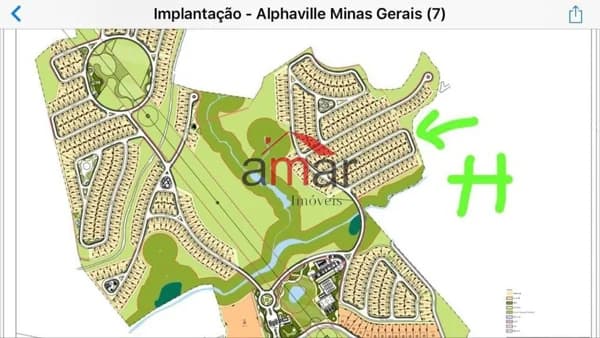 Terreno à venda no bairro Alphaville em Vespasiano/MG