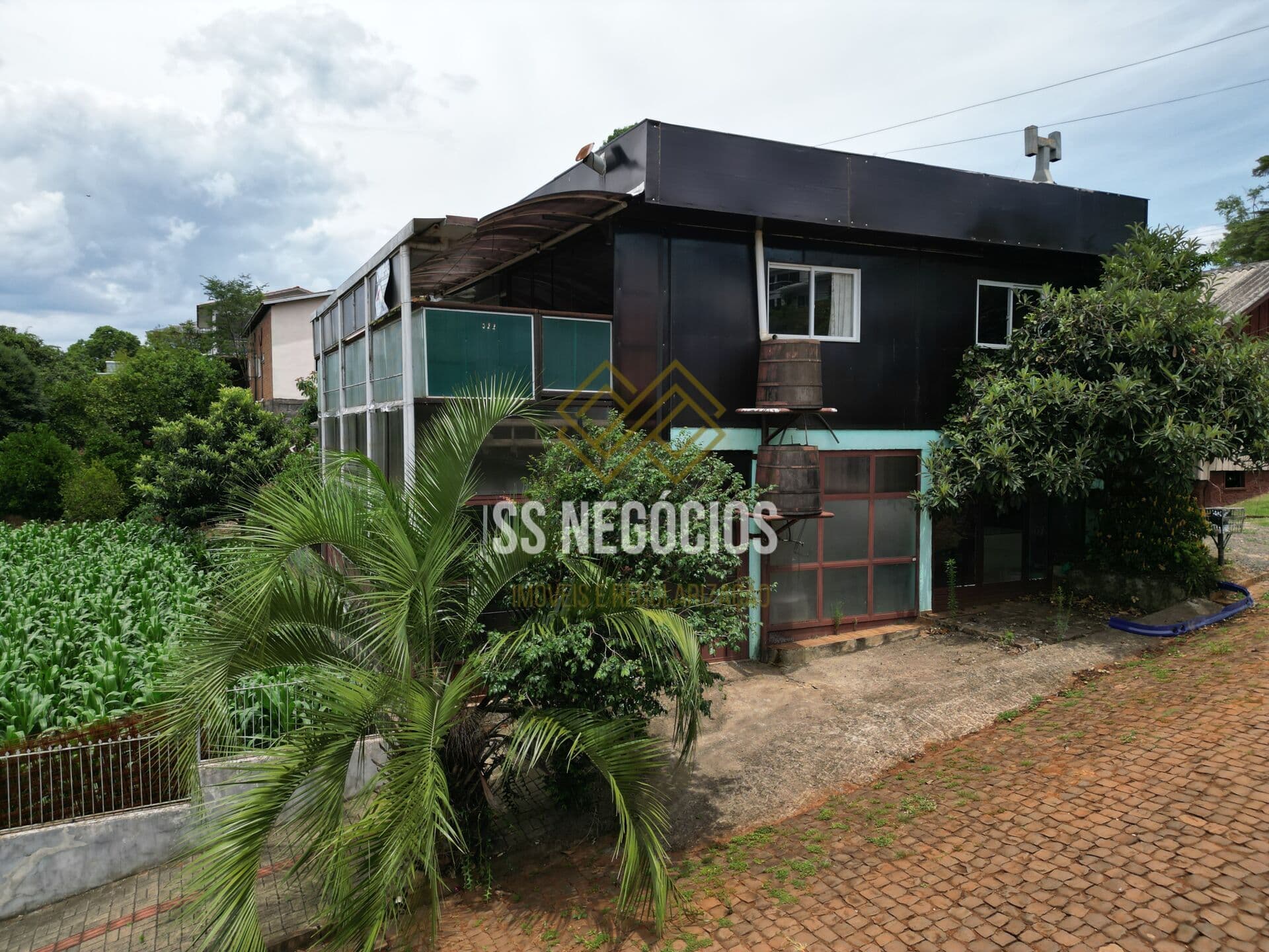 Casa com novo conceito de construção.