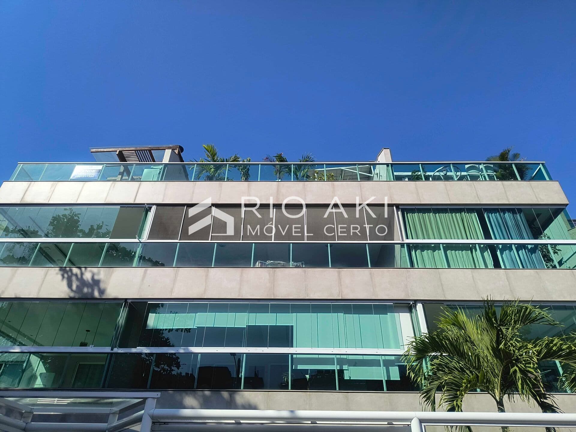 Reformada Cobertura dúplex 161 m² com terraço gourmet, piscina e vista Pedra do Pontal – Rua Genaro de Carvalho, Recreio