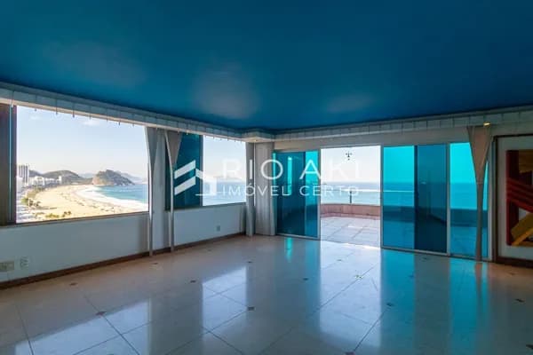 Cobertura Luxo 425m² Frente Mar – Av. Atlântica Copacabana RJ