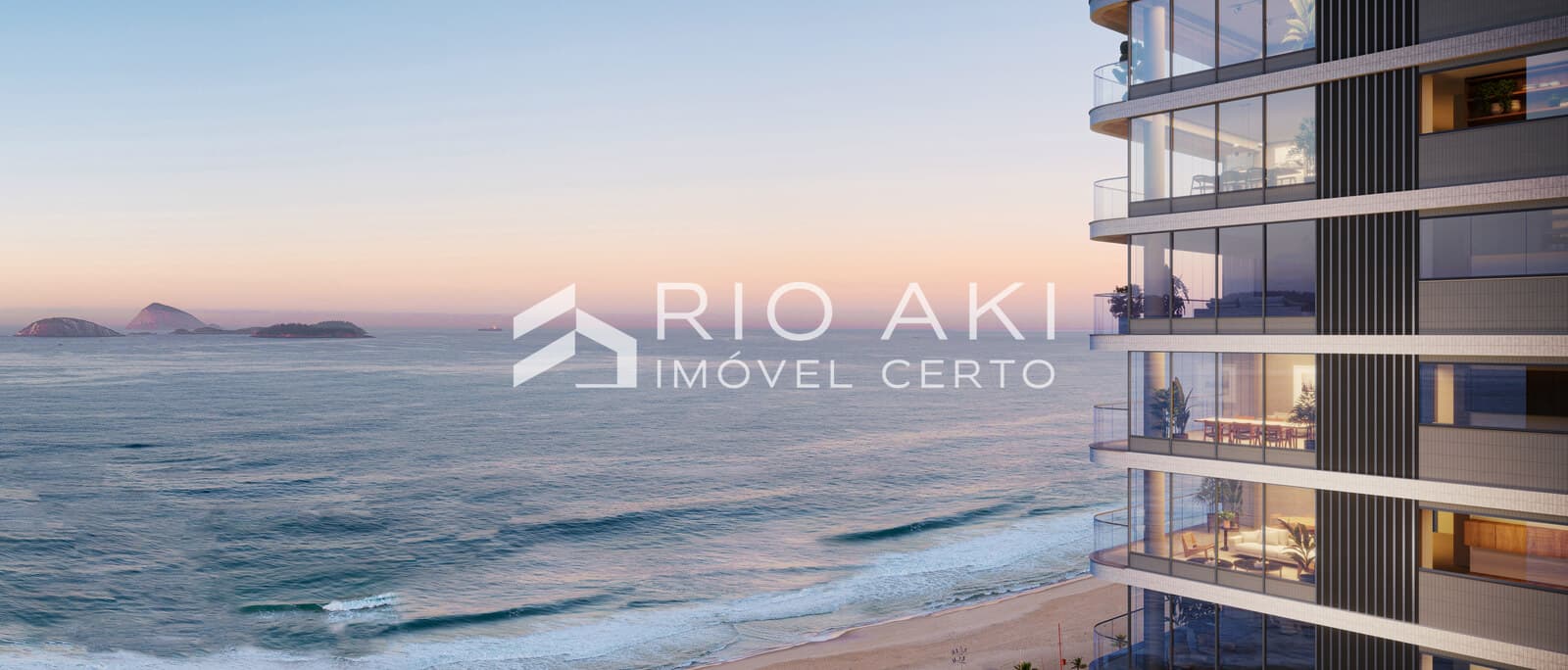 Apartamento luxuoso de 3 suítes, 3 vagas, 173m² e com a melhor vista da orla da Praia de Ipanema ao Leblon.