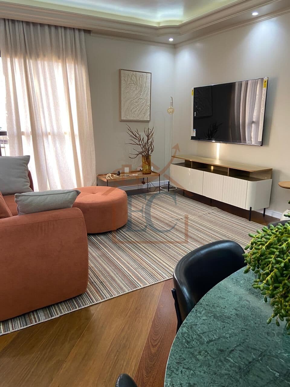 Apartamento Mobiliado 126m² com 3 Dormitórios (1 Suíte) – Vila Marina | Conforto e Localização Estratégica