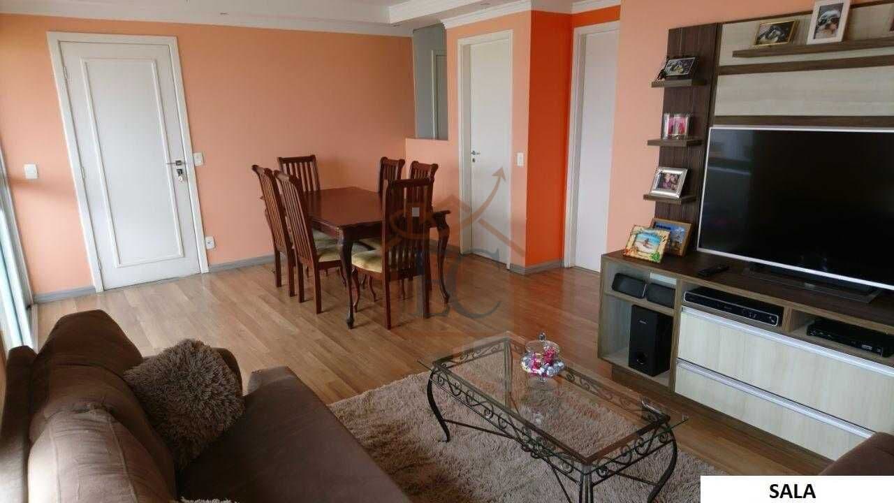 Apartamento 106m² com 3 suítes, 2 vagas e terraço gourmet no Casa Branca