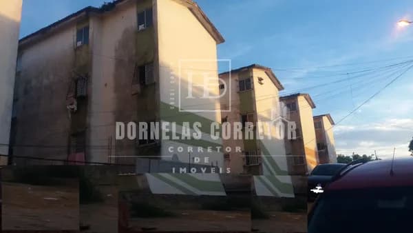 Apartamento em Jaboatão, 3 qts, 1wc, sala 2 amb., cz, quintal, 1vg de garagem coberta.