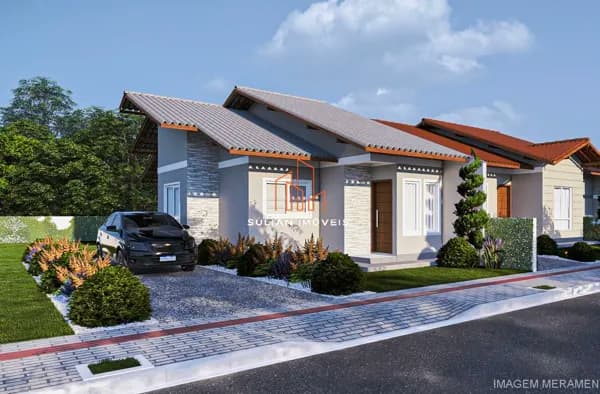 Casa Nova com 3 quartos e Amplo Terreno em Indaial - 15 Minutos de Blumenau!