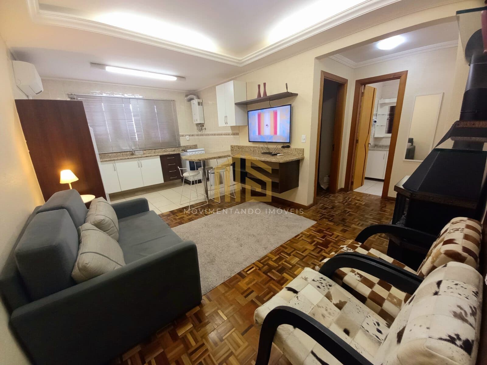 Apartamento 01D Mobiliado no Centro - Canela
