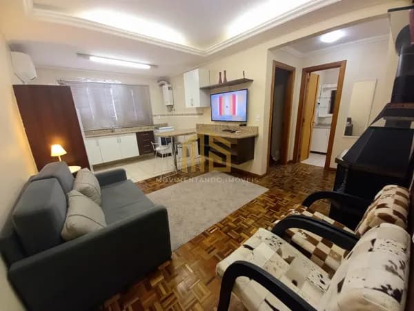 Apartamento 01D Mobiliado no Centro - Canela