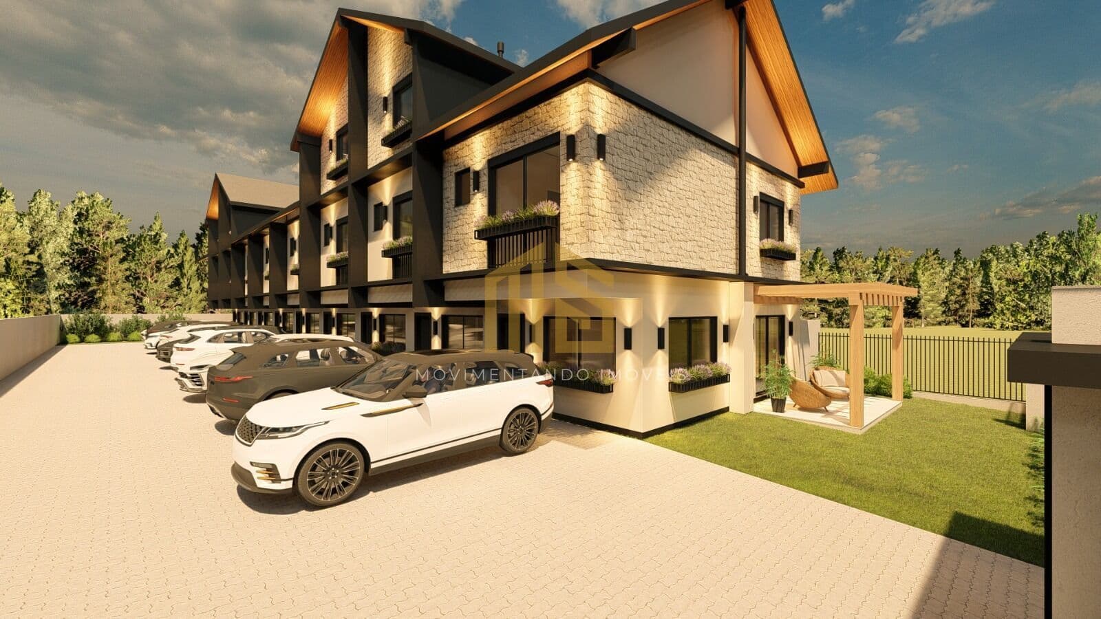 Casa Geminada em Canela com 03 suítes
