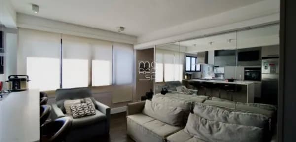 Apartamento 2 quartos mobiliado em prédio com lazer completo