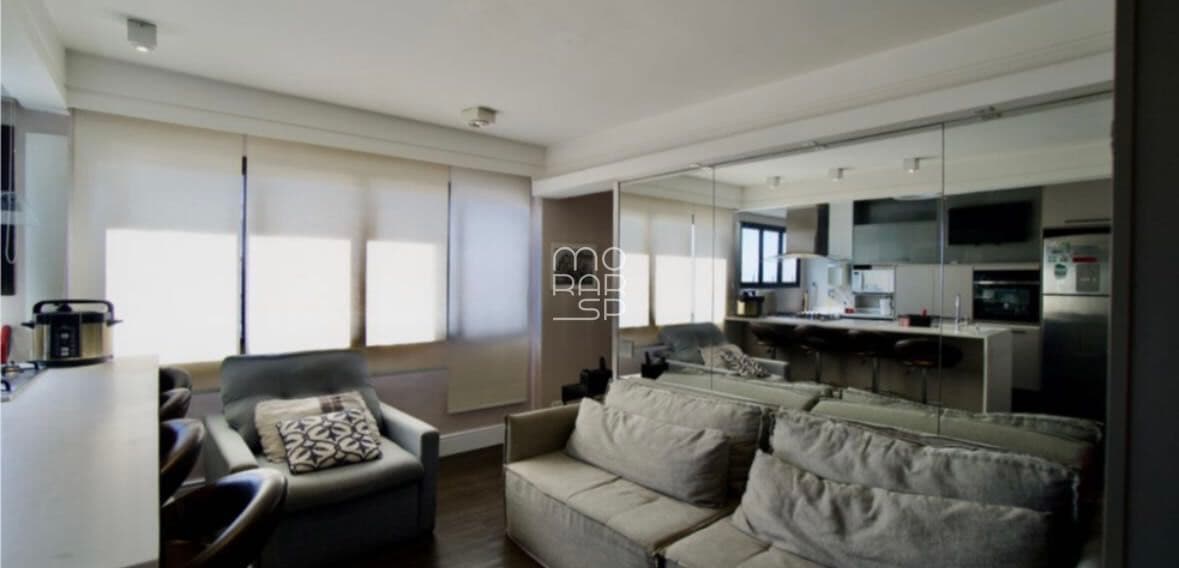 Apartamento 2 quartos mobiliado em prédio com lazer completo