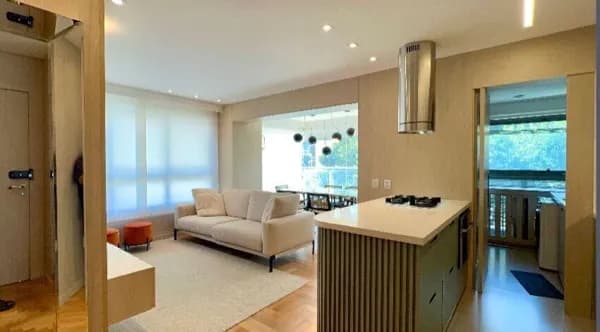 Locação | 70 m² | 2 dormitórios | 1 suíte | Totalmente decorado e com marcenaria sob medida