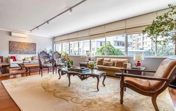 Apartamento com 441m² para locação, Jardim Paulistano, SP.