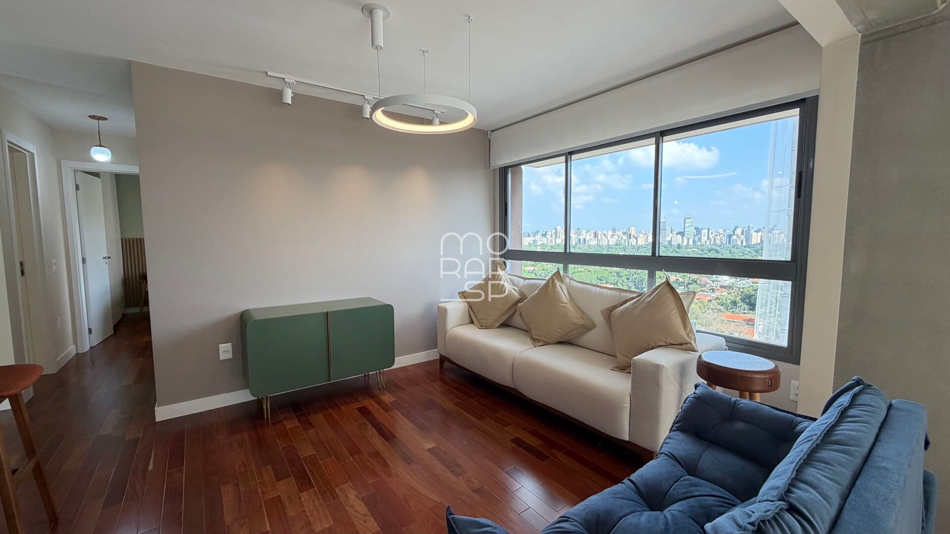 Apartamento para locação no Jardim América, 70 m², 1 suíte, 1 vaga, andar alto e lazer completo