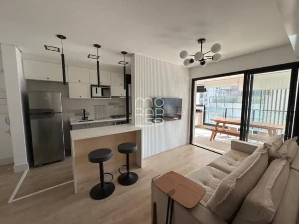 Apartamento com 79m² para locação, Pinheiros, SP.