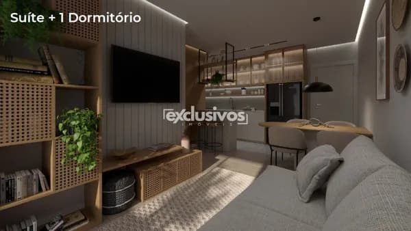 Apartamento GIARDINO de 1 suíte + 01 dormitório no Saguaçu, Home Club Brasil 70