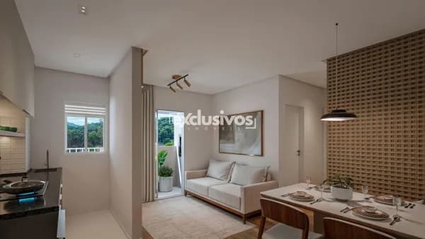 Apartamento 1 suíte em Home Club completo no Bairro Glória, em Joinville/SC