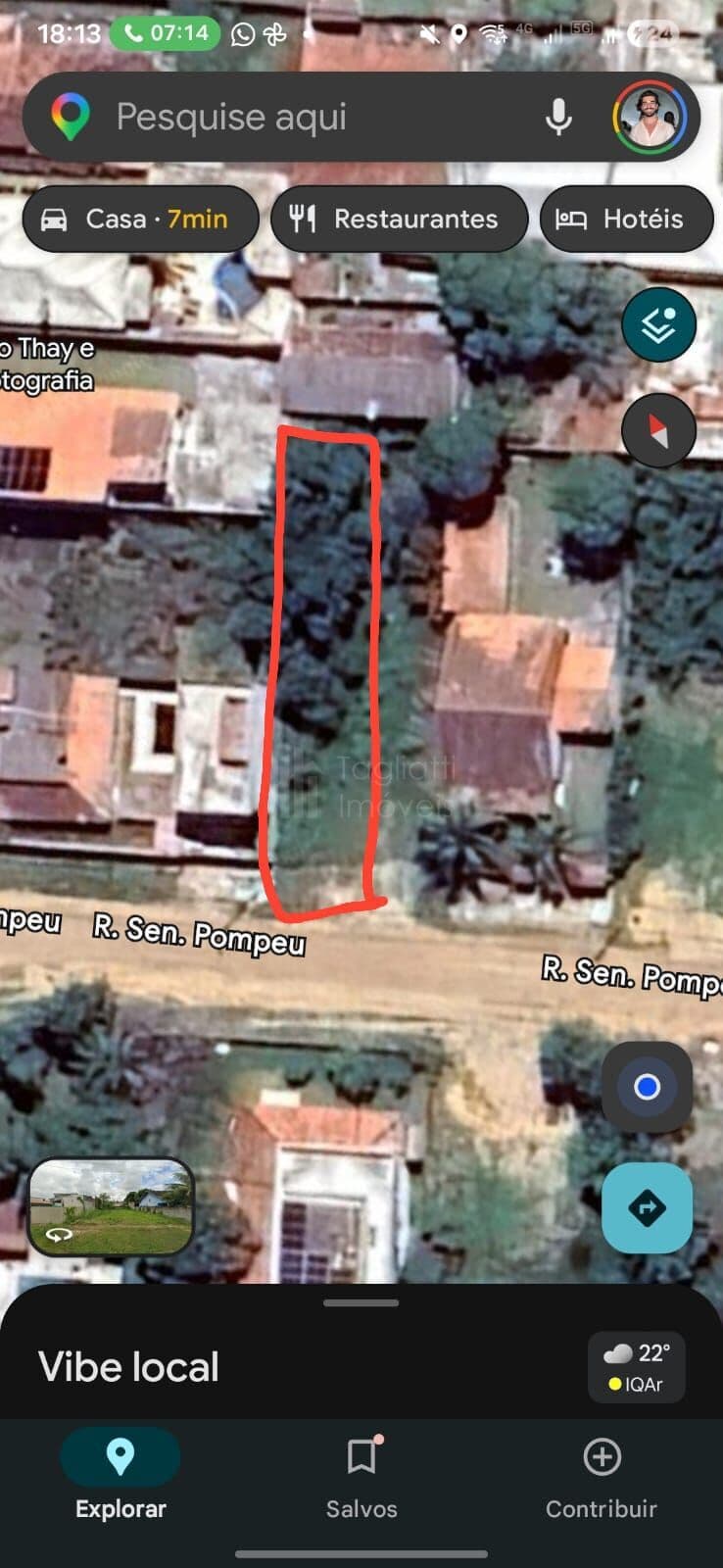 Terreno à venda no Parque Hotel, ótima localização para construir
