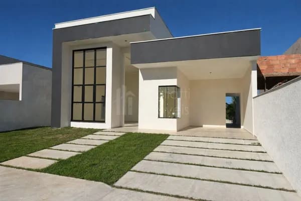 Casa Linear com Arquitetura Moderna Condominio Collynas Park