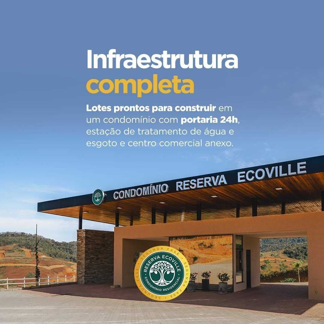 Lote à venda com 573 m² no condomínio Reserva Ecoville em Matias Barbosa - MG