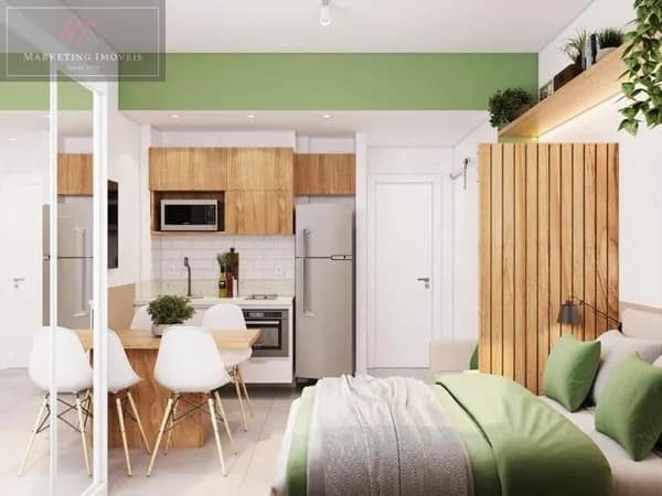 Apartamento Studio Padrão Bairro de Fátima Centro RJ Porteira Fechada