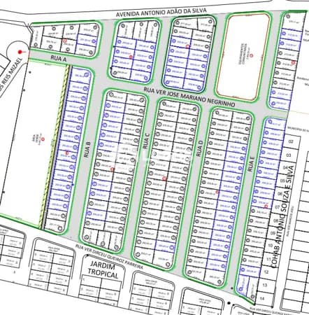 Lote/Terreno em Passos - Cohab