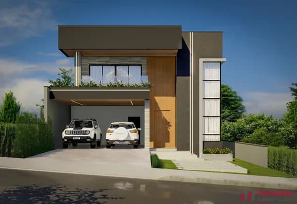 Casa de alto padrão em construção na Ponta Aguda