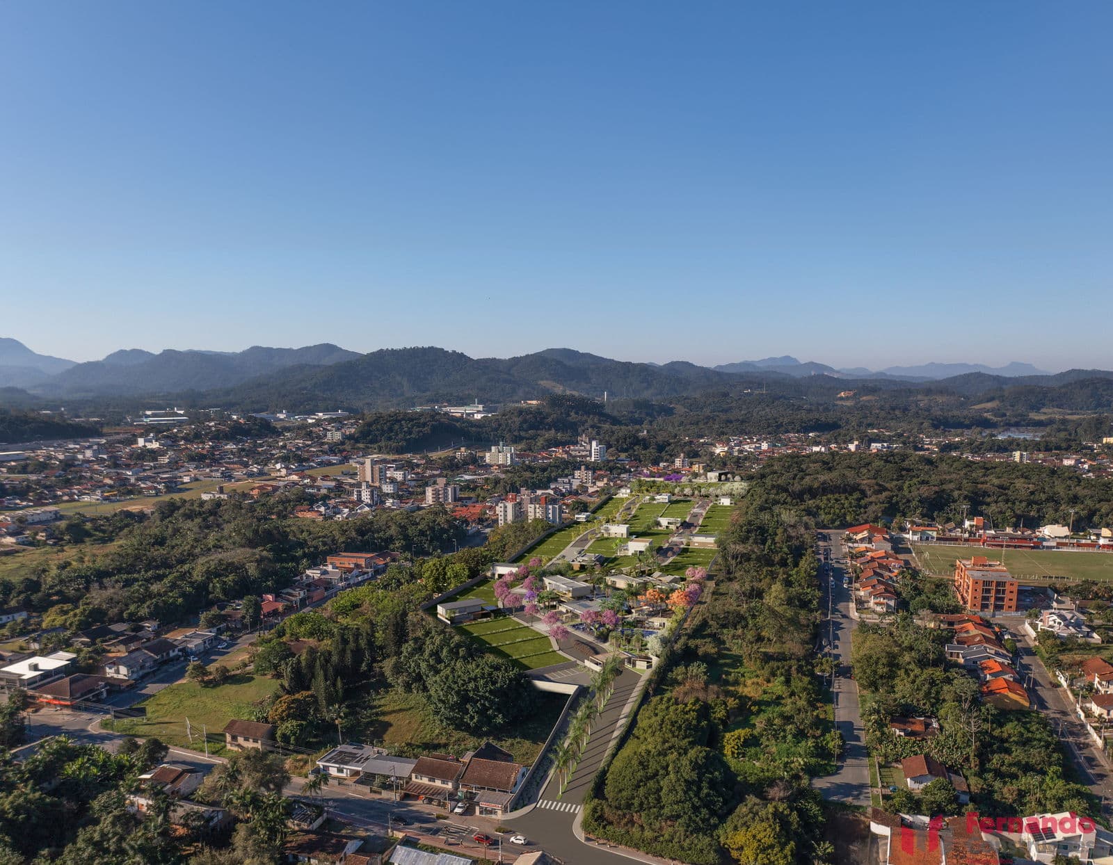 Terreno em Condomínio Fechado com aprox. 692 m2 em Indaial-SC