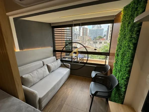 Apartamento Studio mobiliado situado na Barra