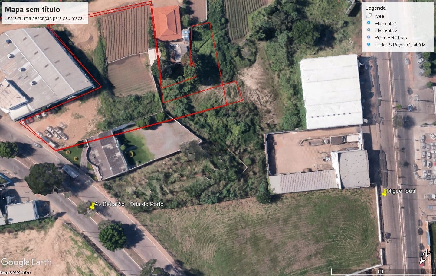 Terreno 4.500 metros na Av. Beira Rio