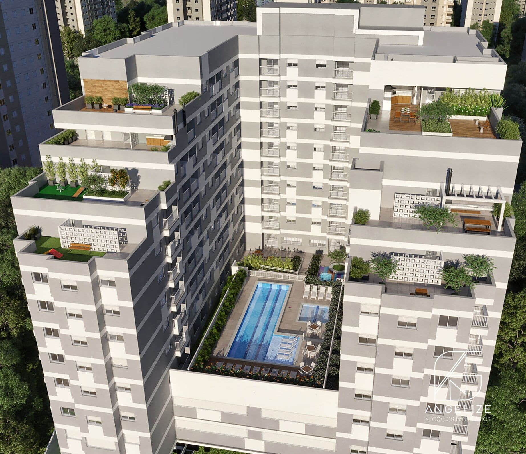 APARTAMENTO NO MORUMBI - 1 DORM. - 33m² COM VARANDA E VAGA - ENTREGA EM 3 MESES