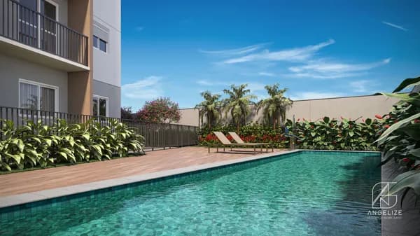 APARTAMENTO 37M² COM VARANDA EM SANTO AMARO