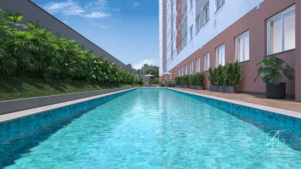 APARTAMENTO 41M² -2 DORMS COM VARANDA NA VILA SÔNIA