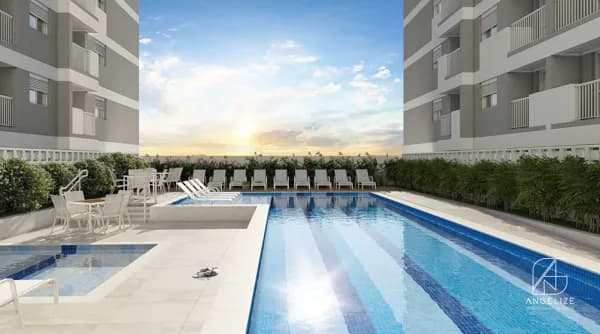 APARTAMENTO NO MORUMBI - 2 DORM. - 40m² COM VARANDA E VAGA - ENTREGA EM 3 MESES
