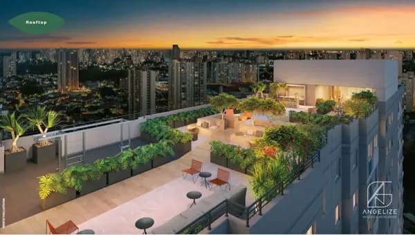 Apartamento 45m² com terraço em Santo Amaro a 7 minutos da Av. João Dias