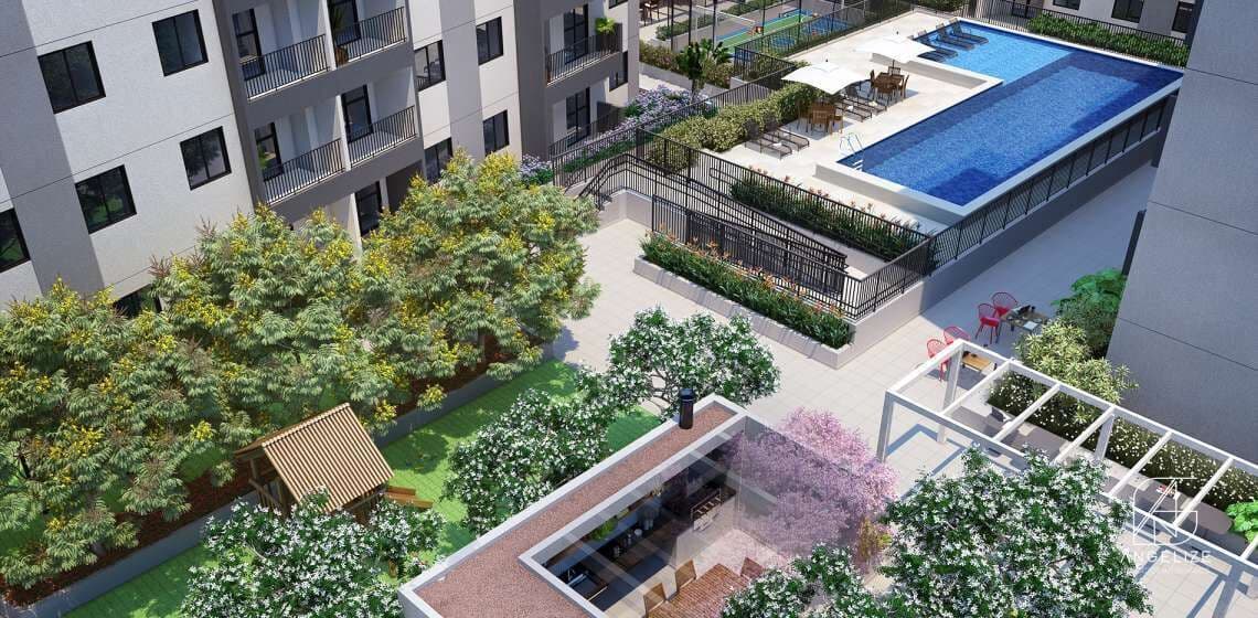 APARTAMENTO EM INTERLAGOS | 38M² VARANDA E VAGA