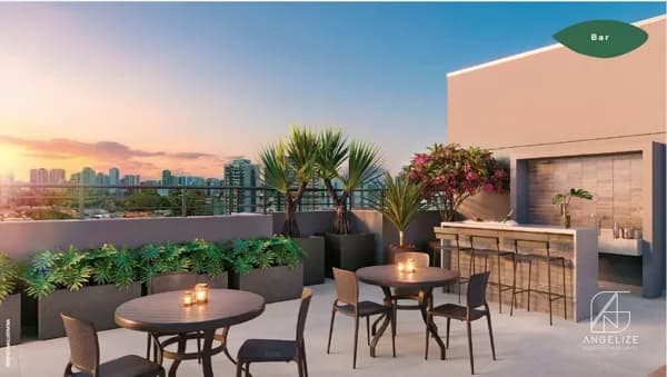 Apartamento 41M² com terraço em Santo Amaro a 7 minutos da Av. João Dias