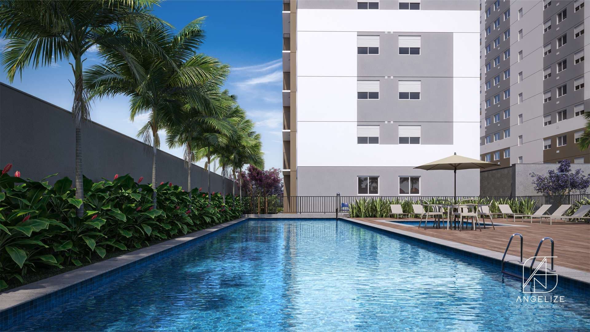 APARTAMENTO 37M² COM VARANDA NA AV. ADOLFO PINHEIRO