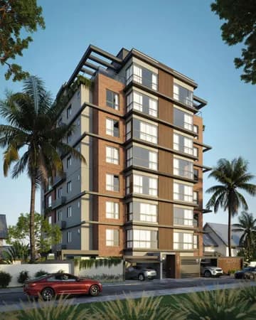 Aurora Residence em Itajuba, apenas 200 metros da areia da praia.